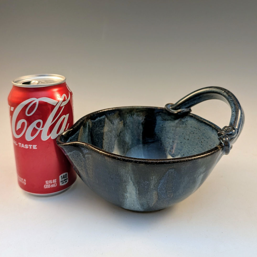Thumbnail: Small batter bowl in ocean jasper