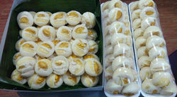 Puto Cheese with Salted Egg