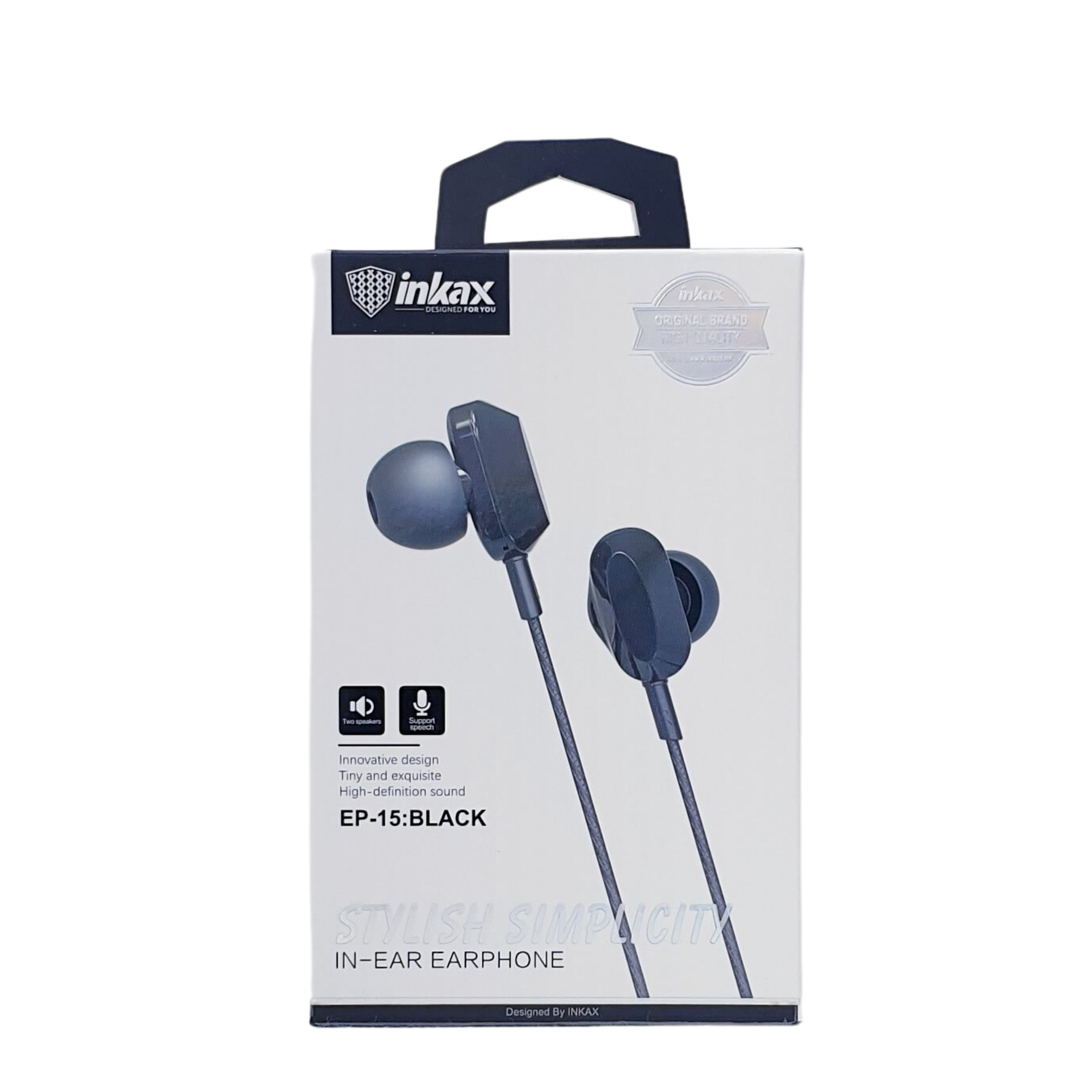 INKAX HEADPHONES EP-15-BLACK