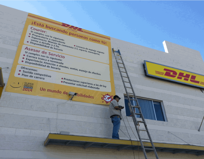 Instalacion de banners y lonas
