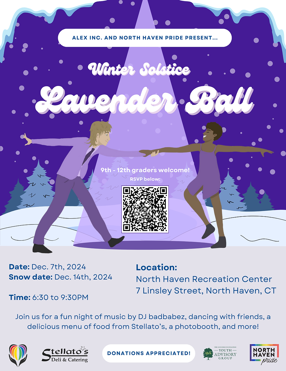 "Winter Solstice" Lavender Ball