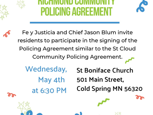 Community Policing Agreement Signing