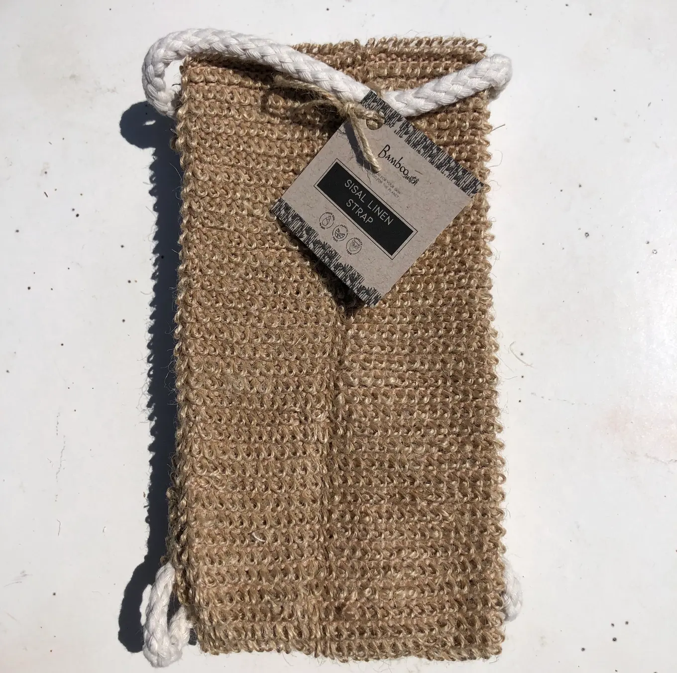 Sisal Linen Back Exfoliating Scrubber