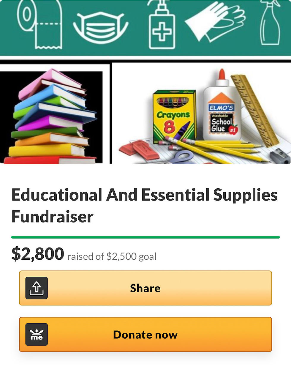2020 Educational and Essential Supplies Drive