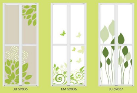 Green is good for your eyes | Add a soothing bifold door at your toilet