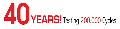 40,000 cycles tested proof for our top hung premium bifold door