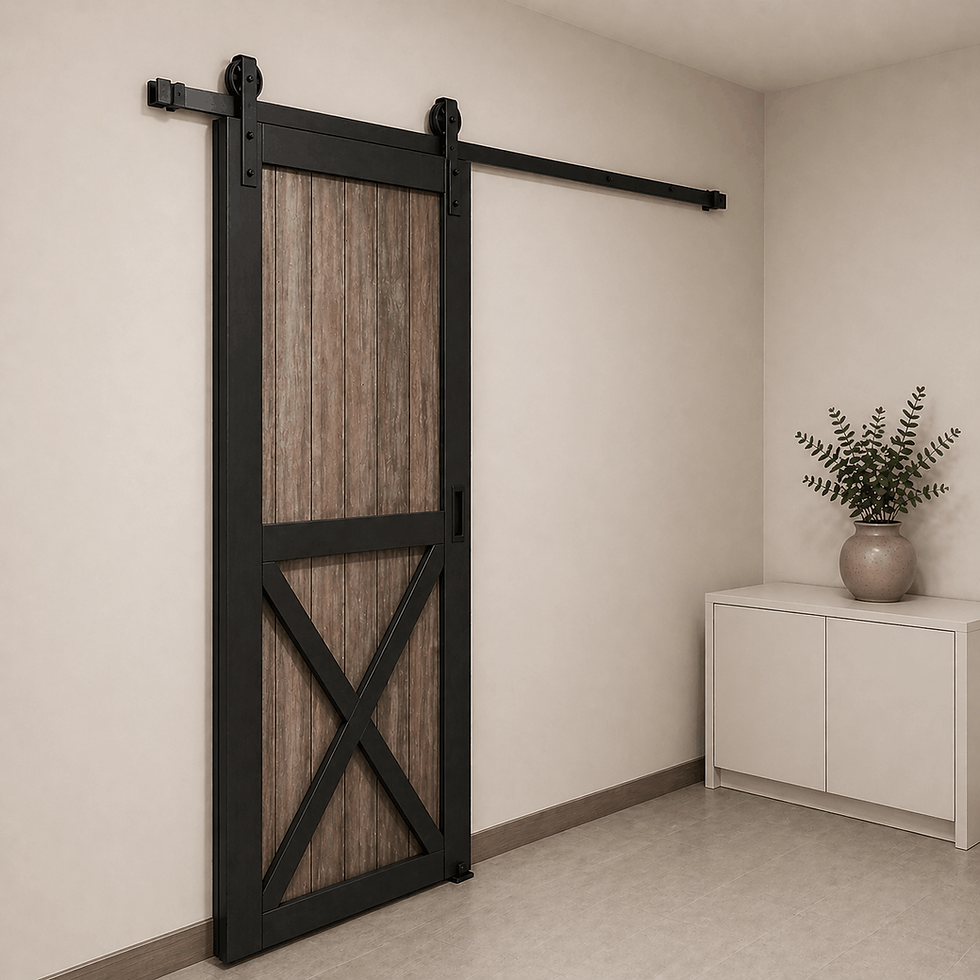 Thumbnail: Custom Barn Sliding Door With 2 laminate