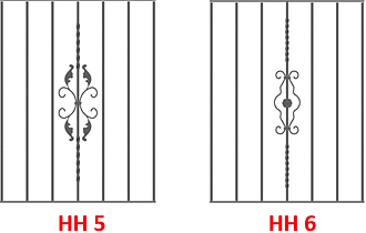 Wrought Iron Window Grille Design in Singapore By Ho Ho 3