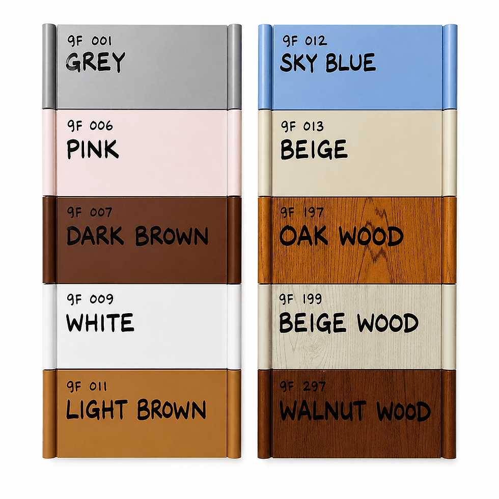 Thumbnail: PVC folding door colour chart in Singapore