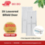 Premium louvre bifold door promotion 2 for $1100