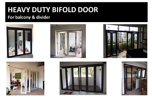 pvc aluminium folding door singapore ho ho door