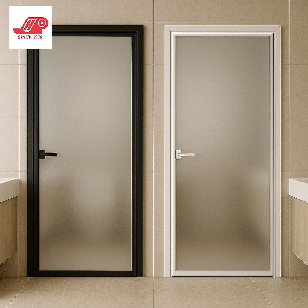 Thumbnail: Ultra Slim Swing Door With Frosted Tempered Glass