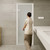 Thumbnail: Ultra Slim Swing Door With Frosted Tempered Glass
