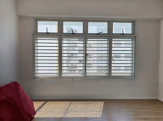 Cat friendly window grill installed in Singapore HDB BTO bedroom, aluminium material with 2-inch narrow gaps for safe ventilation and pet protection