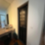 Premium louvre bifold door installed in Singapore HDB Bathroom