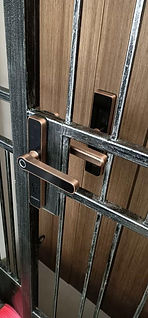 Singgate iron gate digital lock copper c