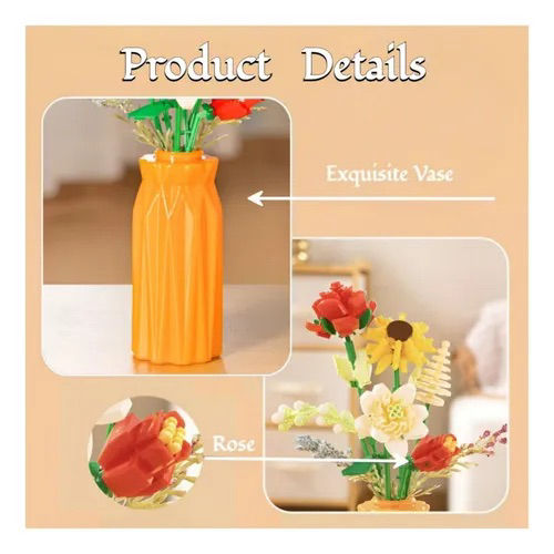 Miniatura: Flores Naturales con florero