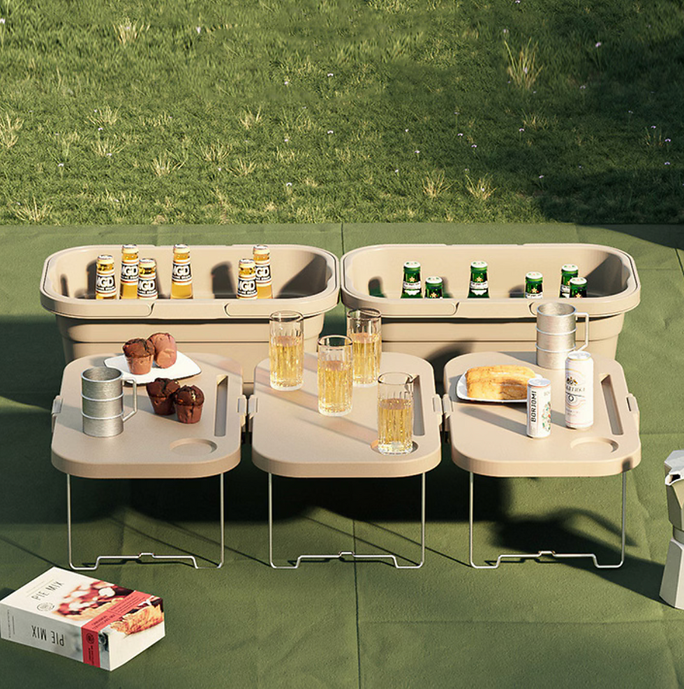 Folding Picnic Basket