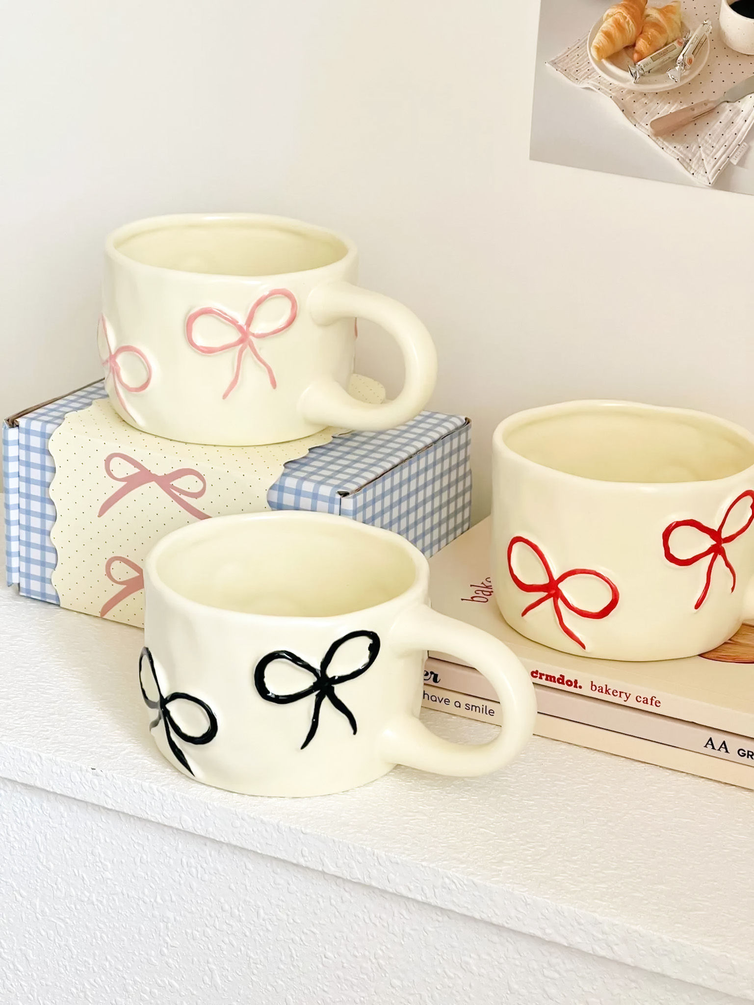 Bow Ceramic Mug