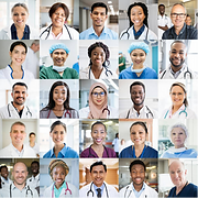 These are pictures of healthcare providers