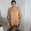 Thumbnail: Golden Colour Georgette Tunic with Sequin