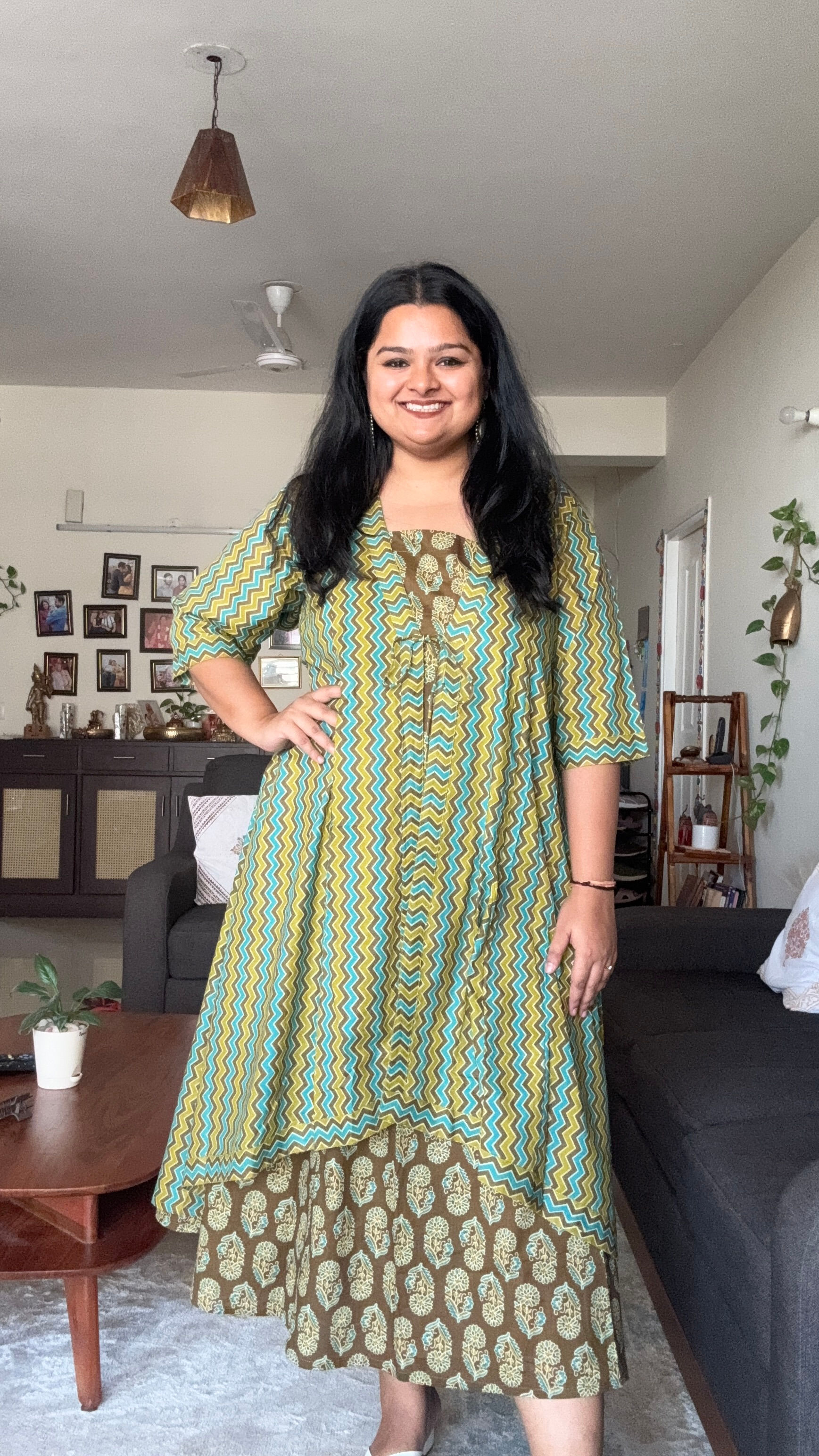 VeeVa Indie Charm Layered Set - Sage