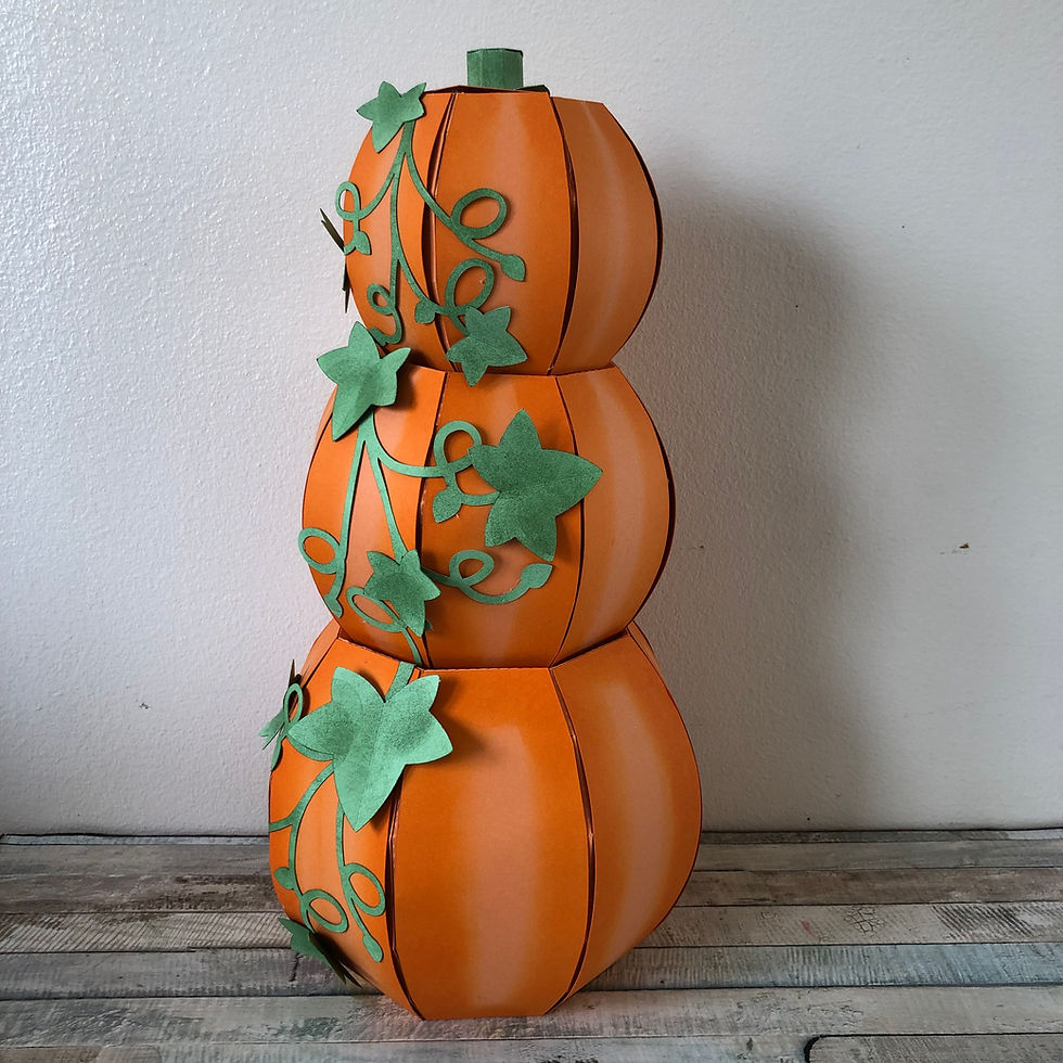 Create Your Own 3D Paper Pumpkin Stack – An Autumn Craft Project