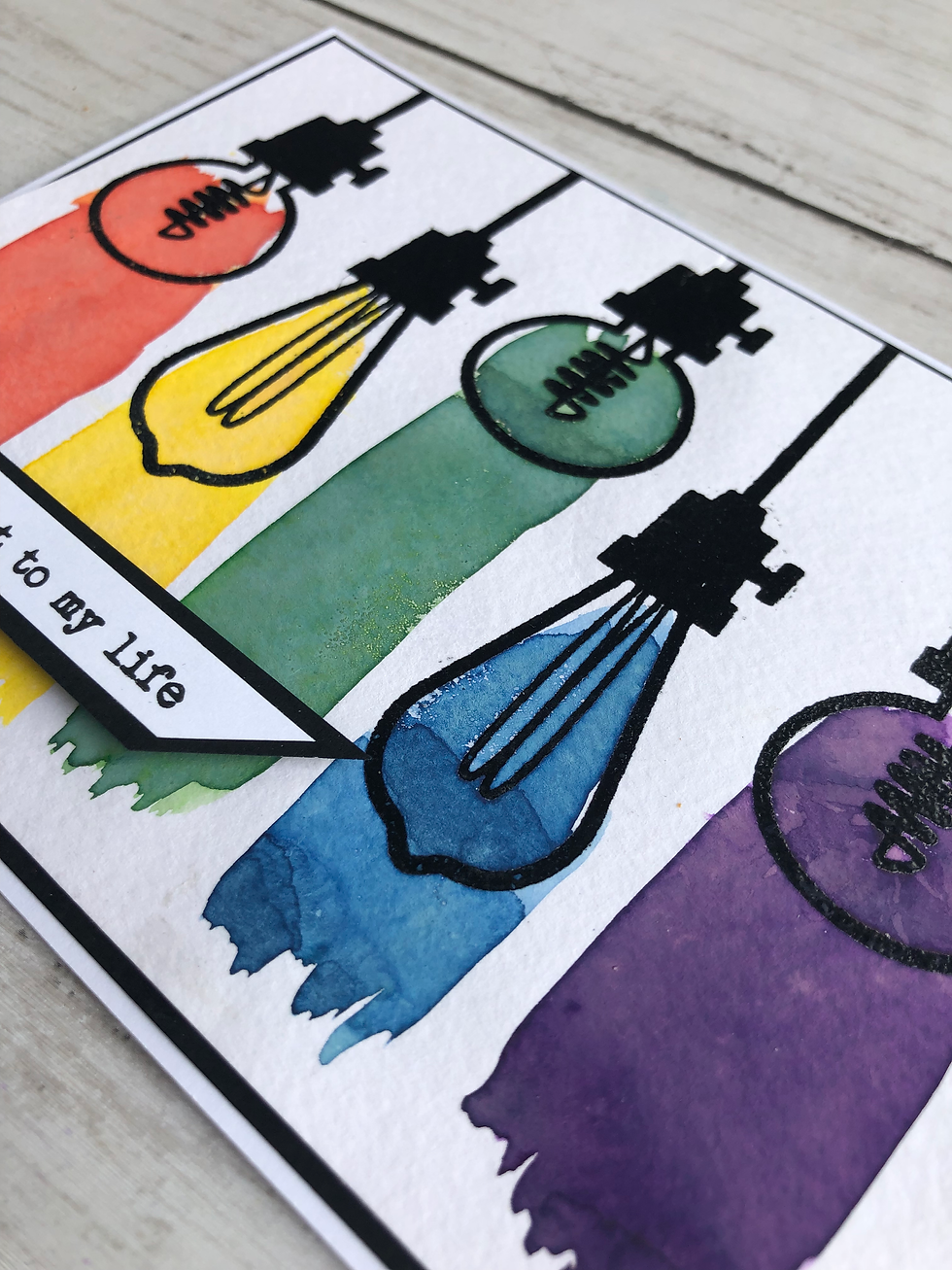 Card journaling, lightbulb moment, crafty is a fox, Crafty Kelly