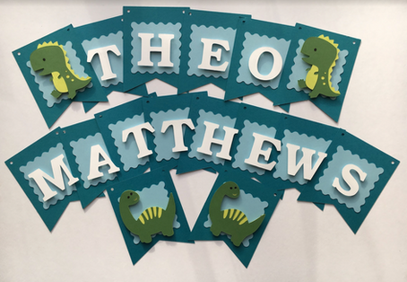 Dinosaur Bunting using your ScanNcut.