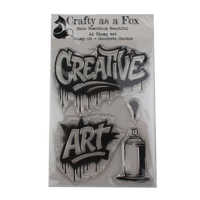 Thumbnail: Concrete Canvas - A6 stamp set