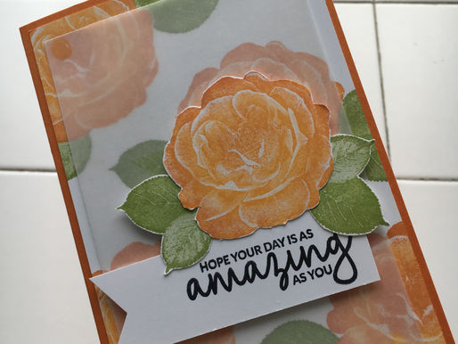Quick and Easy Card #simplestamping - Healing Hugs.