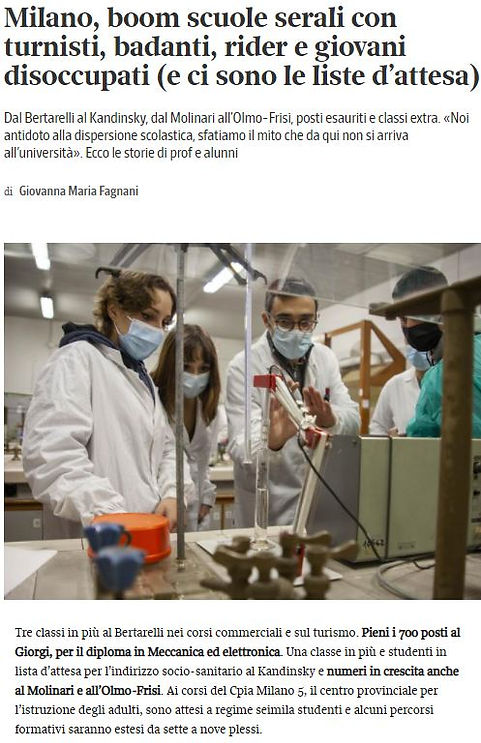 Boom iscrizioni corsi serali.JPG