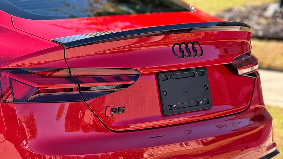 Audi S5 close up picture showing ceramic coating