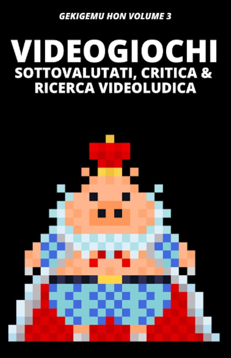 Black book cover featuring a colorful pixel-art character in the center, with the title in bold white lettering at the top.