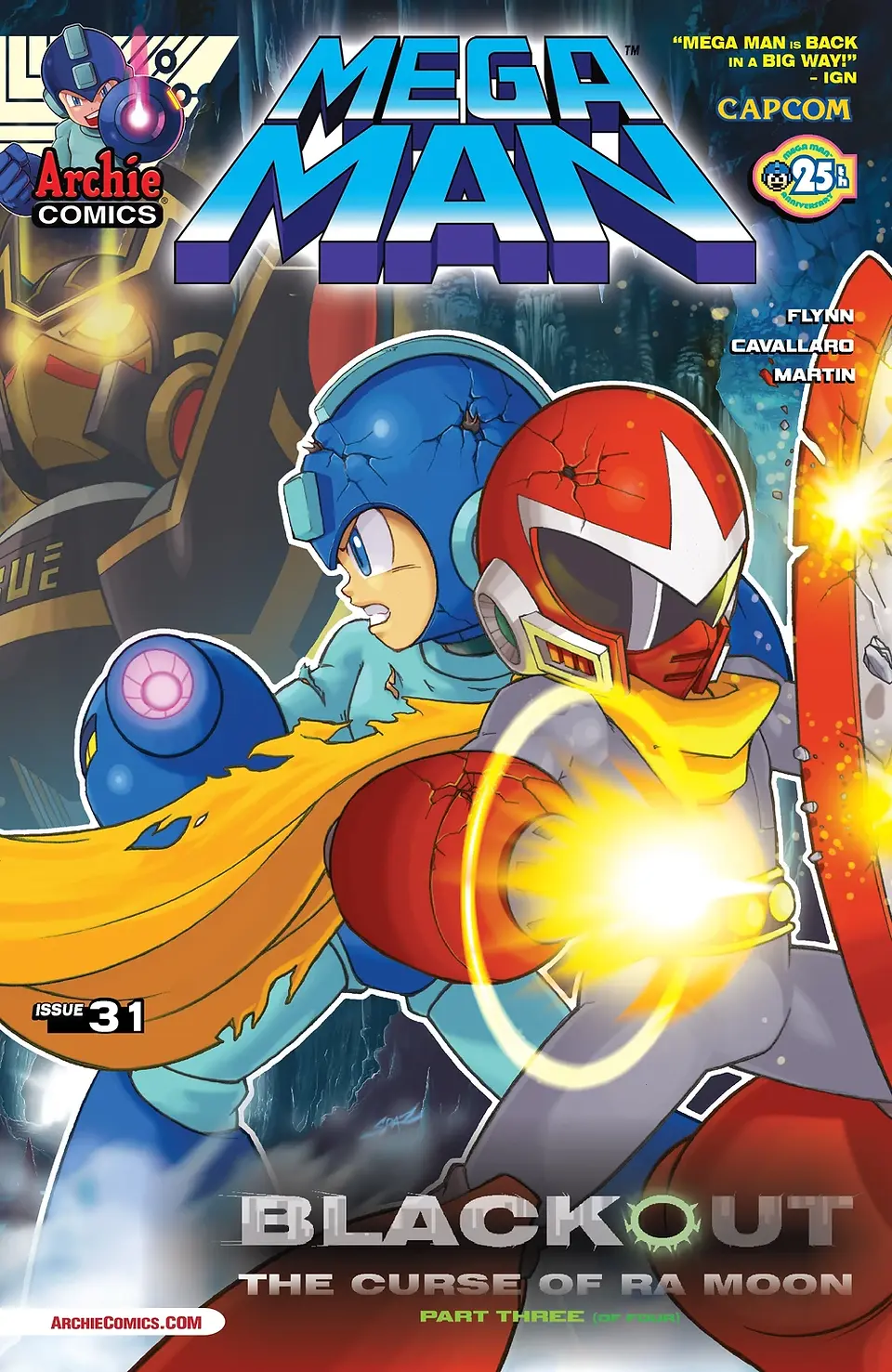 Mega Man #31 - Blackout: The Curse of Ra Moon - Part Three: The Eve of Battle