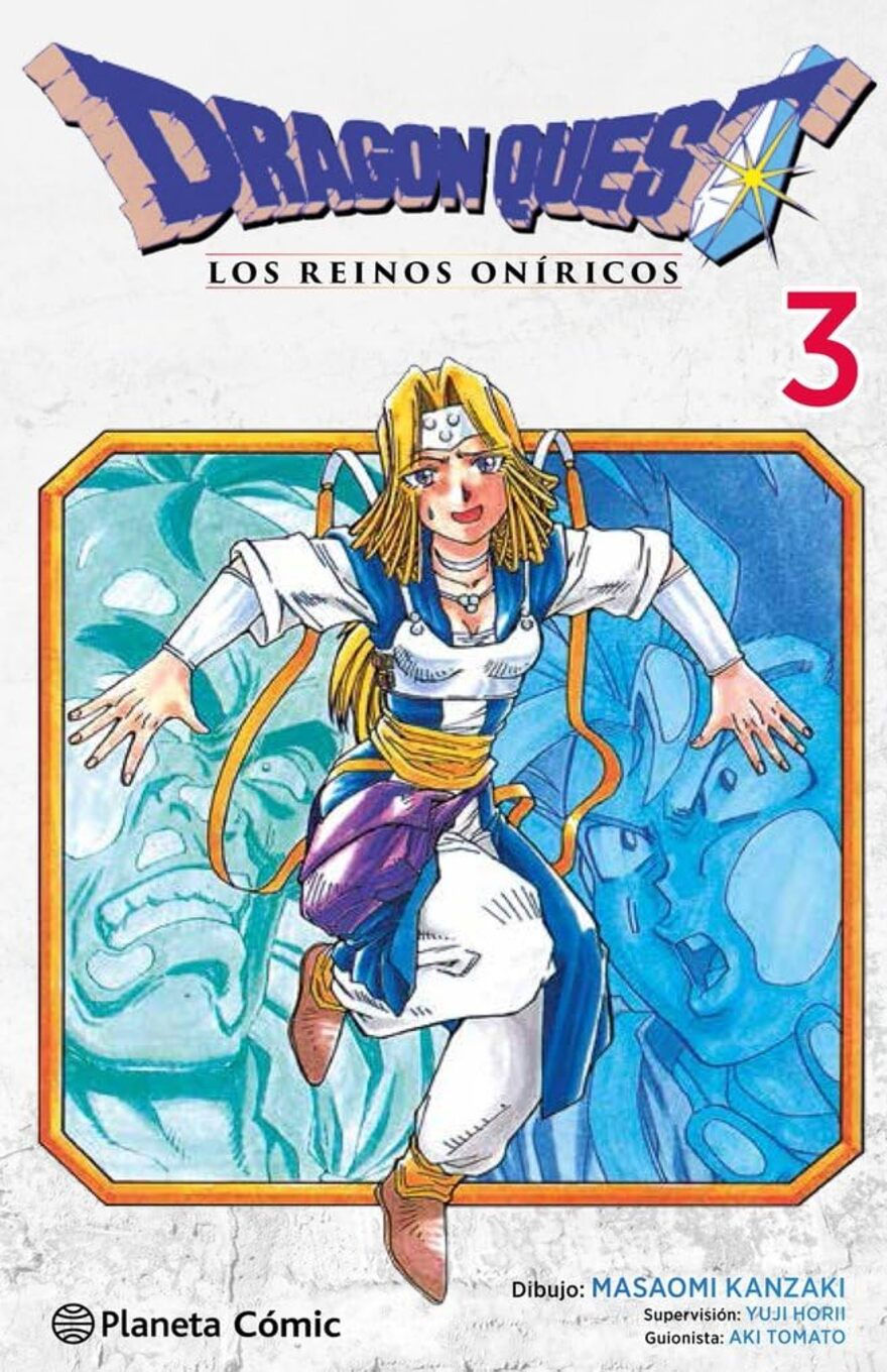 Cover featuring a character in a dynamic pose with flowing clothing, vibrant colors, and bold text.