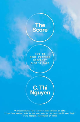 Three circles with white borders against a bright blue sky background, containing the title, subtitle, and author’s name.
