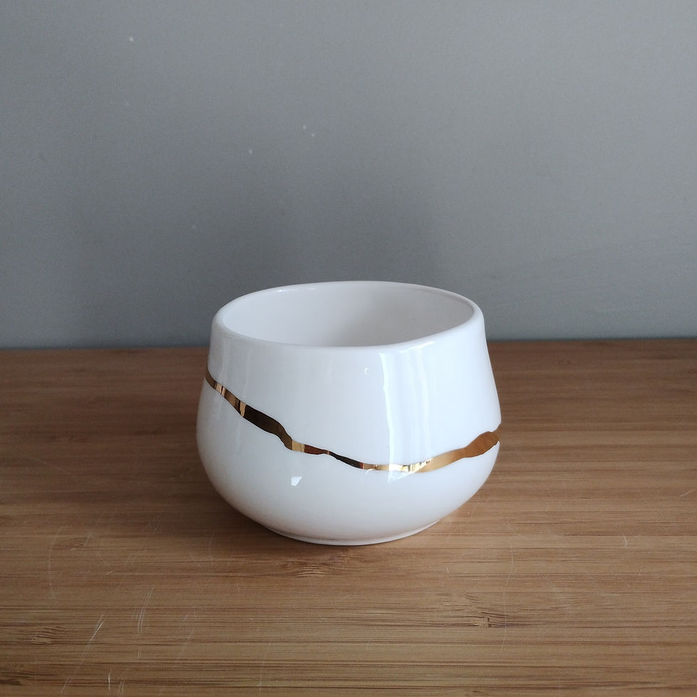 Gold Seam Small Bowl
