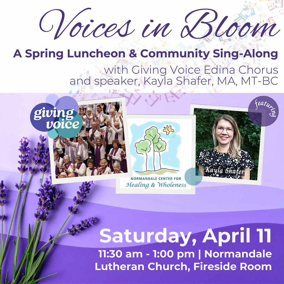 Voices in Bloom: A Spring Luncheon + Community Sing-Along
