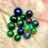 Thumbnail: Round Opal AAA+++ Top Quality Ethiopian Black Opal Cabochon Lot Welo Opal Making