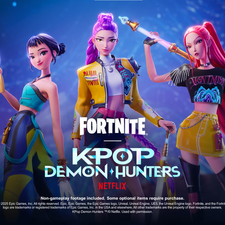 Fortnite | Battle Royale anuncia parceria com série animada "Guerreiras do K-Pop"