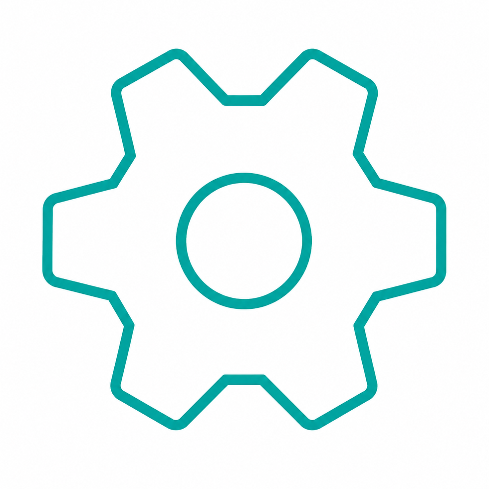 Teal circle with a green tick in the centre on a transparent (white) background.jpg