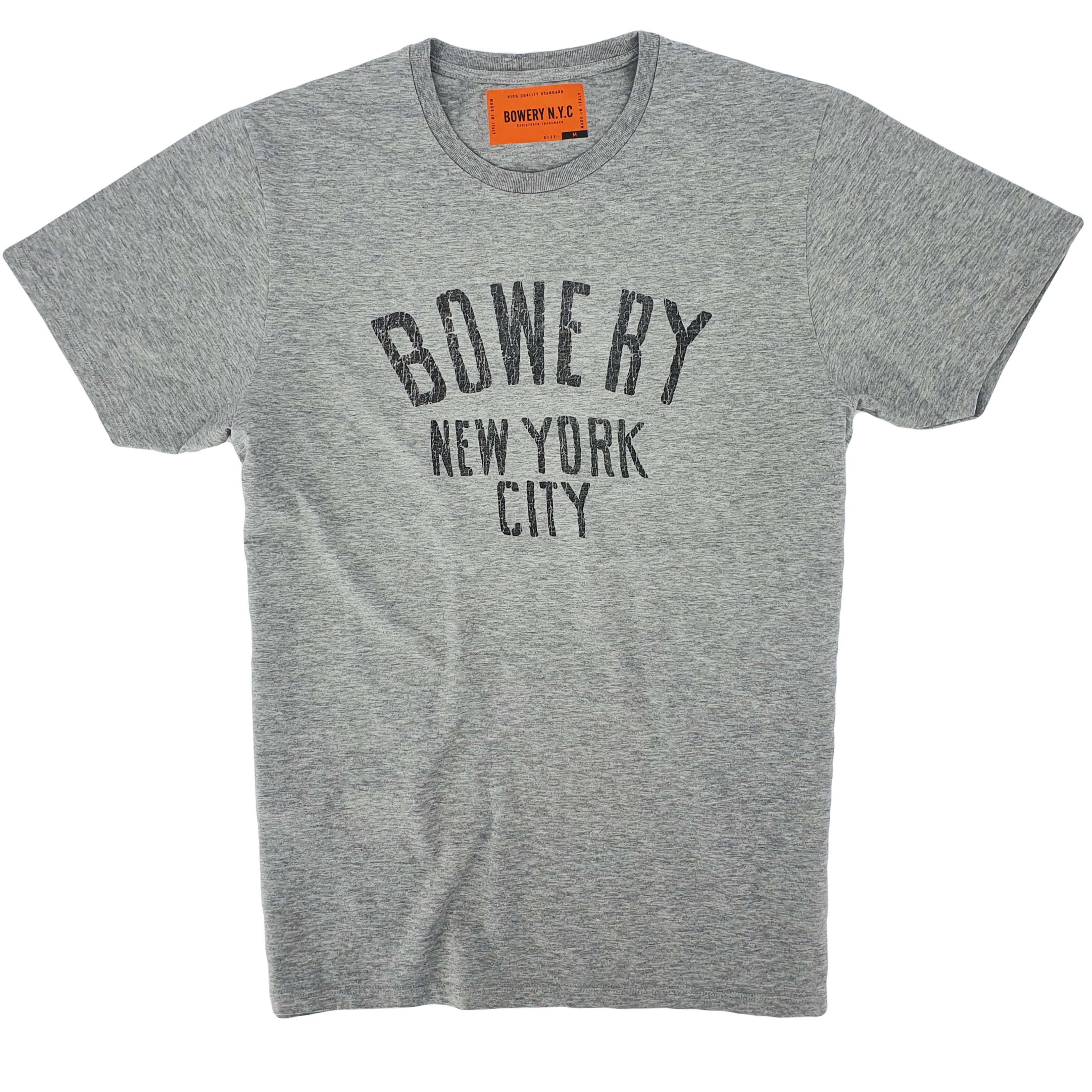 ФУТБОЛКА BOWERY NYC MELANGE JERSEY T-SHIRT "BOWERY NEW YORK CITY"