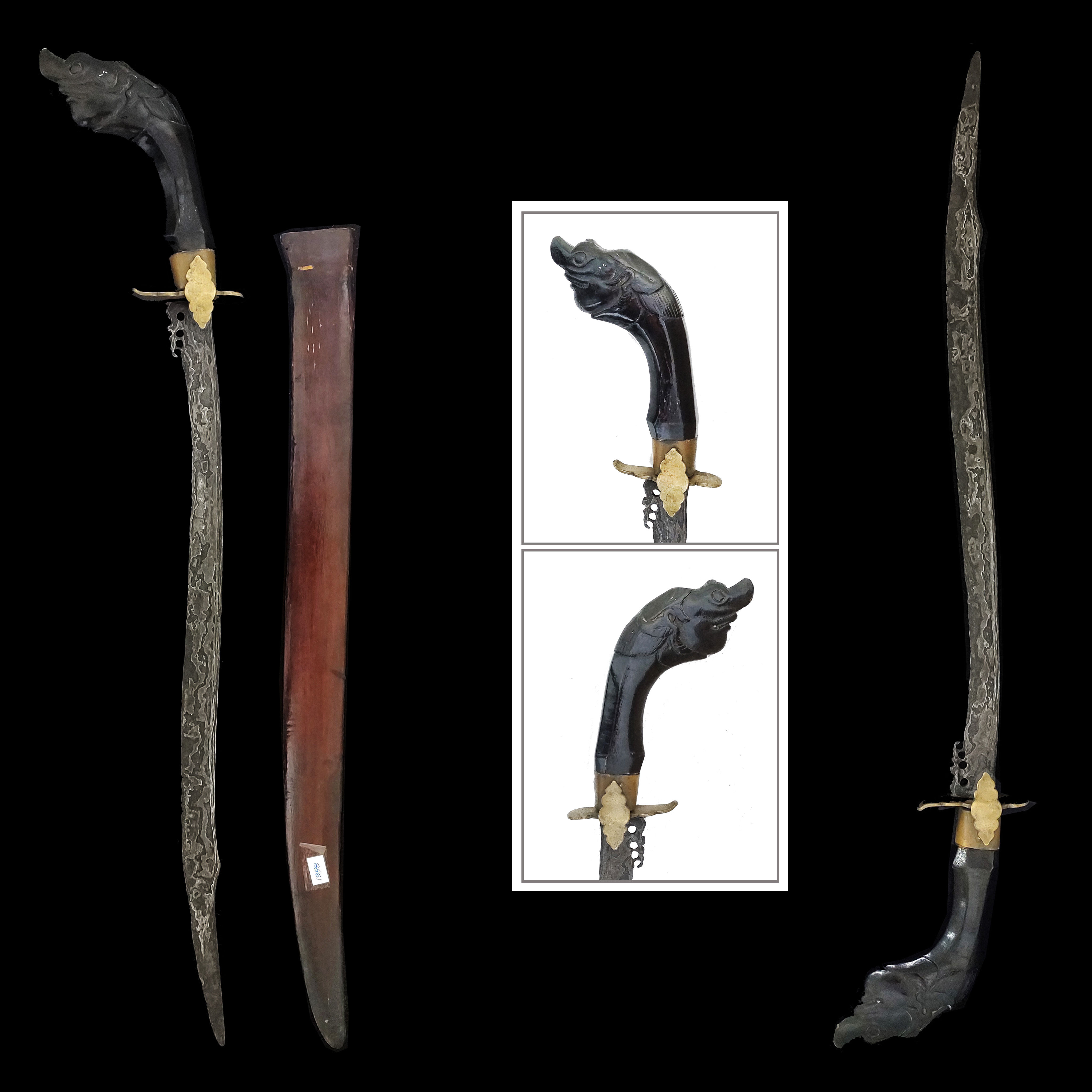 antique pedang sabet for sale