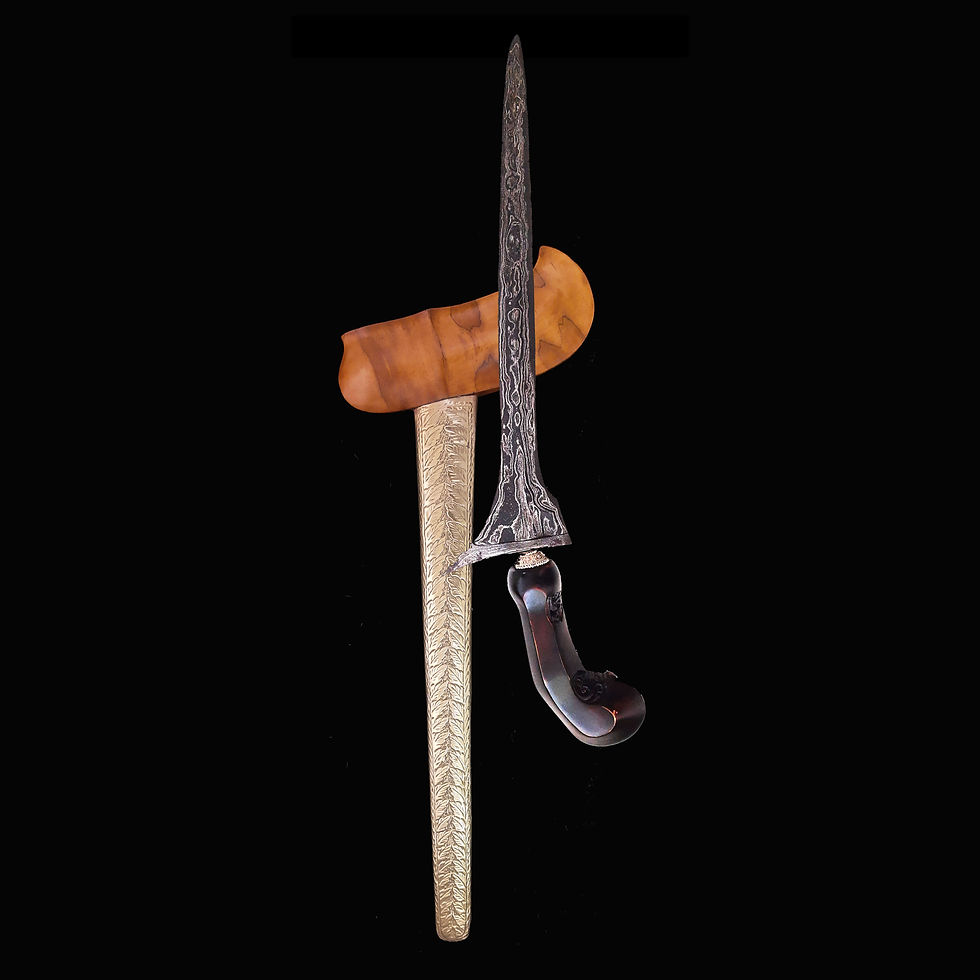 Thumbnail: Majestic Jalak Ngore keris, kris - Tangguh Pakubuwono IV (18th century)
