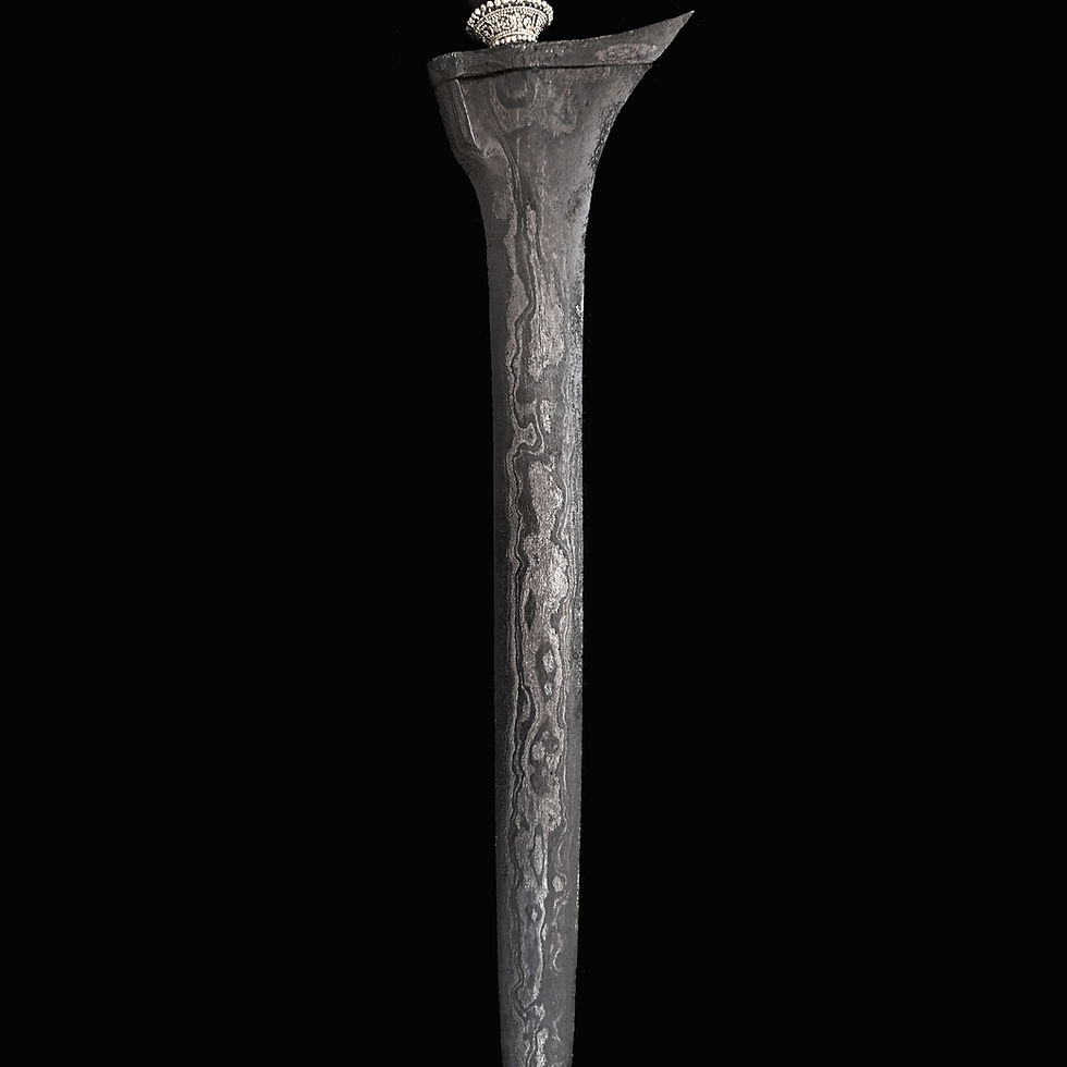 Thumbnail: Tilam Upih keris, kris - Tilam Upih wilah, Tuban era (15th century) -Pamor wilah