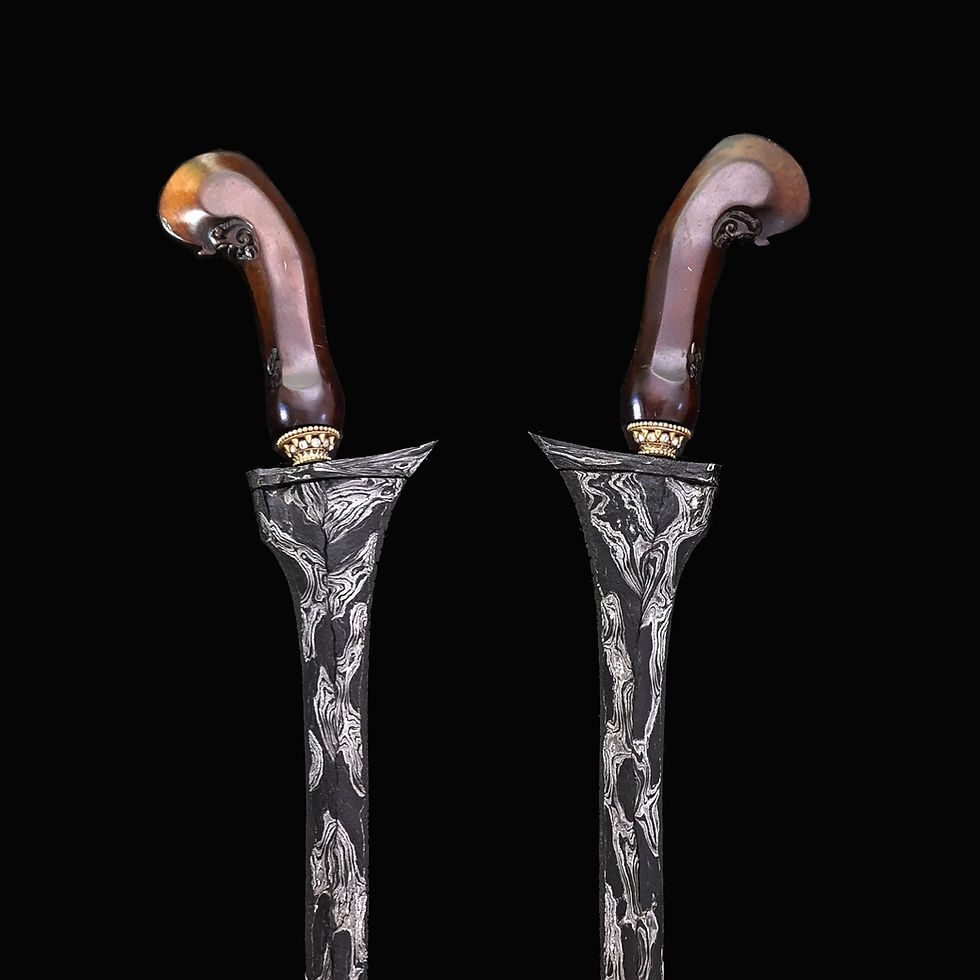 Thumbnail: Antique Brojol, Ganggen kanyut keris, kris - Pajajaran era (12th century)