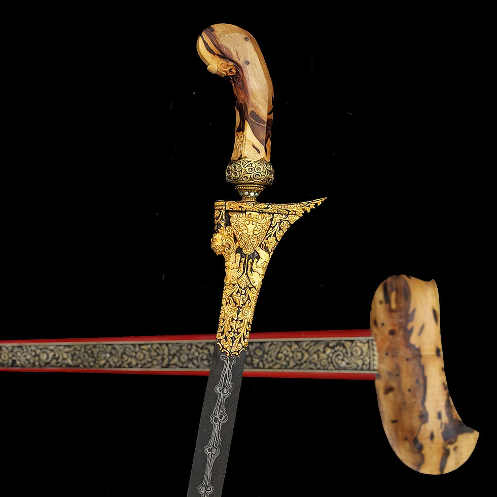 Thumbnail: keris pamor bonang serenteng for sale