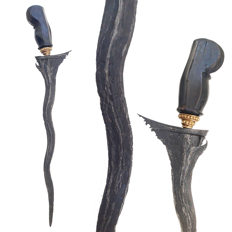 Thumbnail: Rare Cirebon Corok keris – Pandawa cinerita wilah – Cirebon XV era (15th century