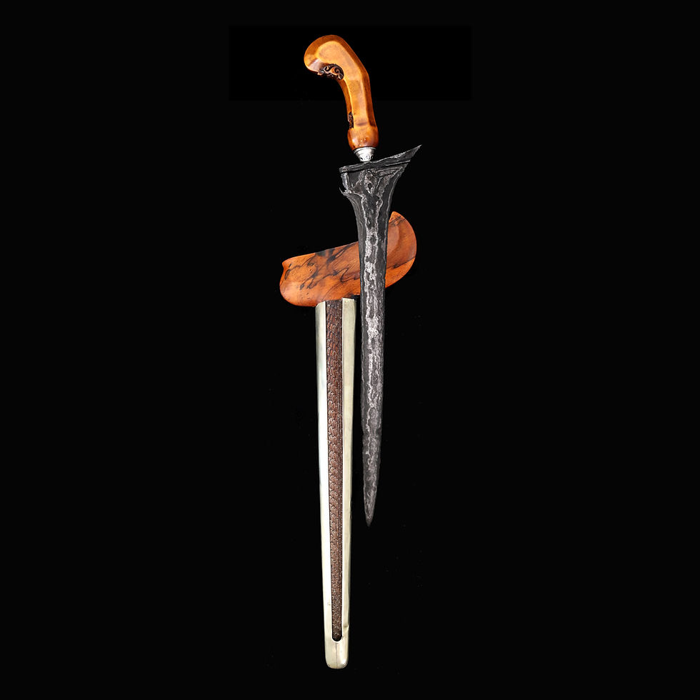 Thumbnail: Exclusive Mesem keris, kris - Pajajaran (12th century) wilah - Pasir Malela